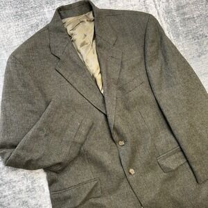 VTG Chaps Ralph Lauren Blazer Jacket Mens 40S Hazel Nailhead Wool Sport Coat
